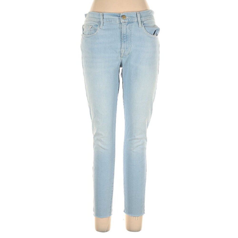 FRAME Denim Tortoise Hearts Blue Jeans Size 30